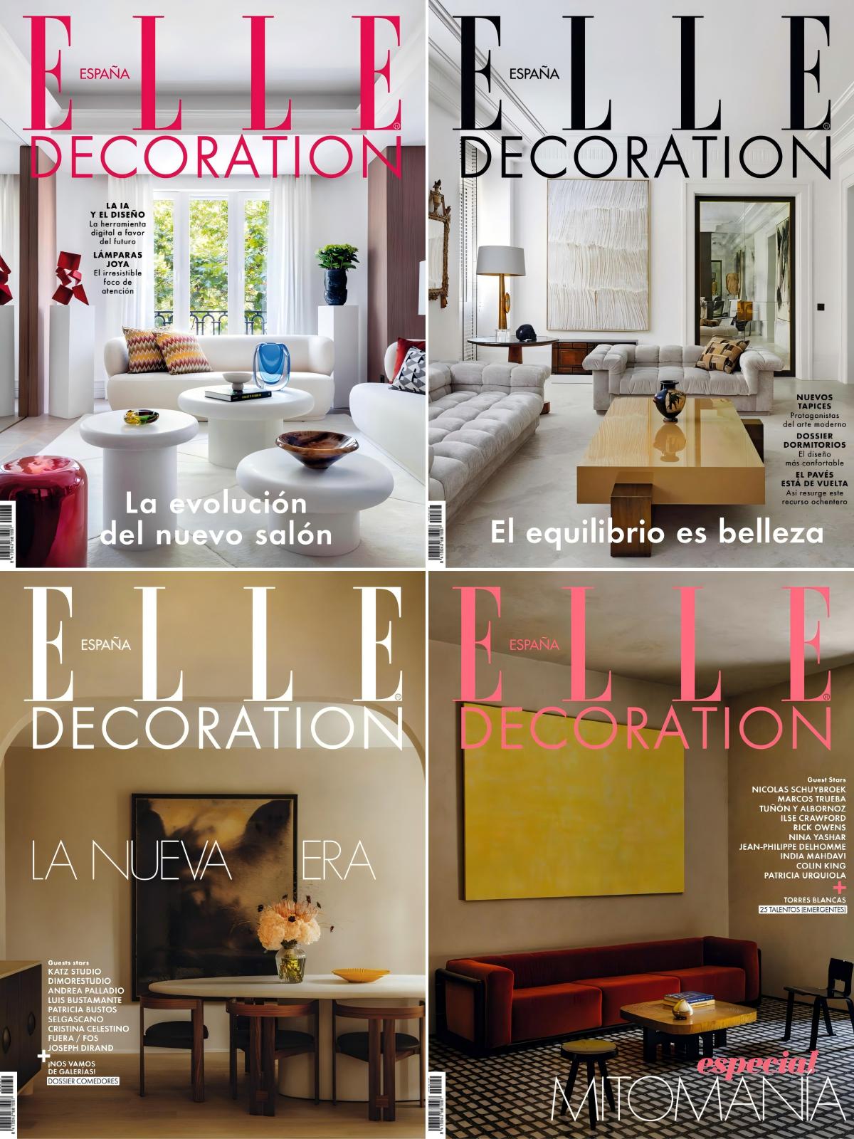 Elle Decor家居廊(西) 2025全年共12本 PDF