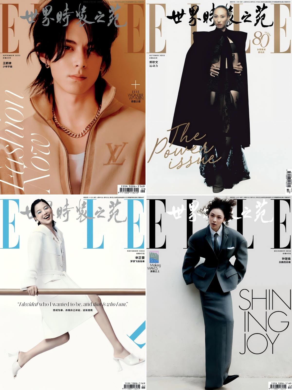 ELLE世界时装之苑 2025全年共12本 PDF