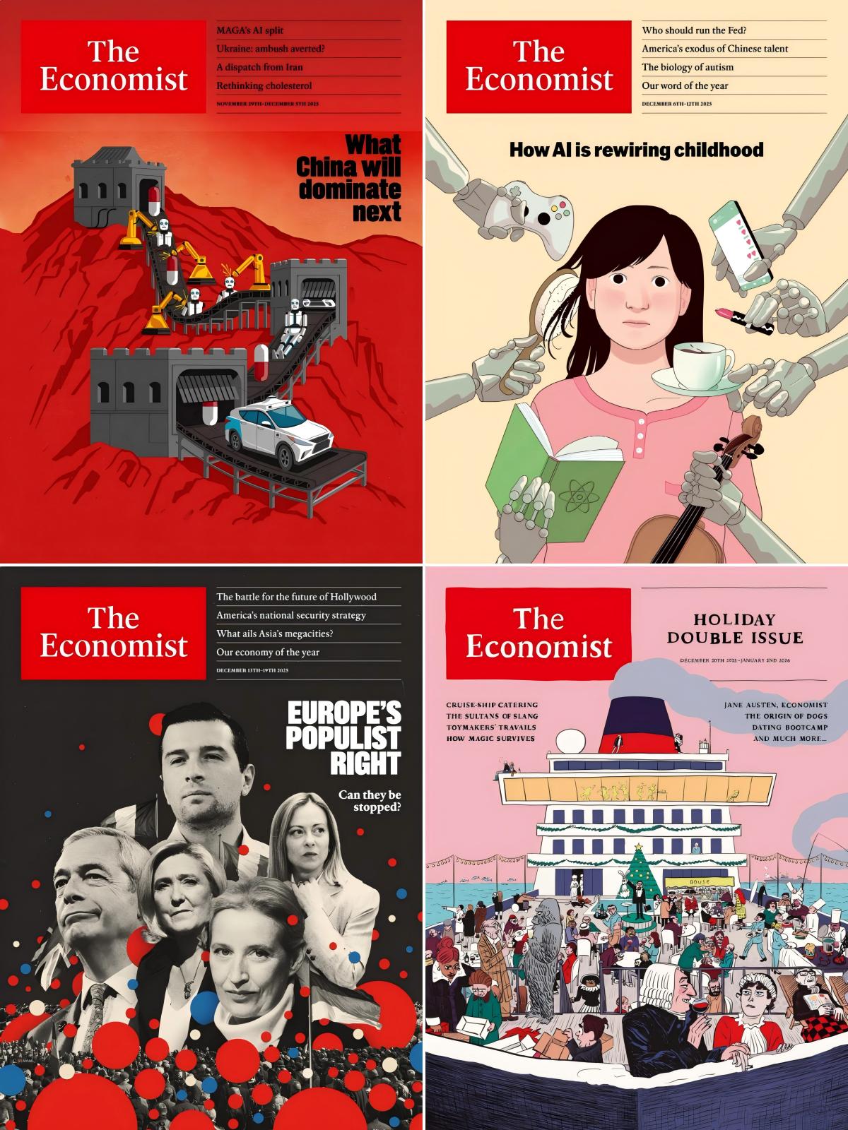 The Economist经济学人 2025全年共51期 PDF