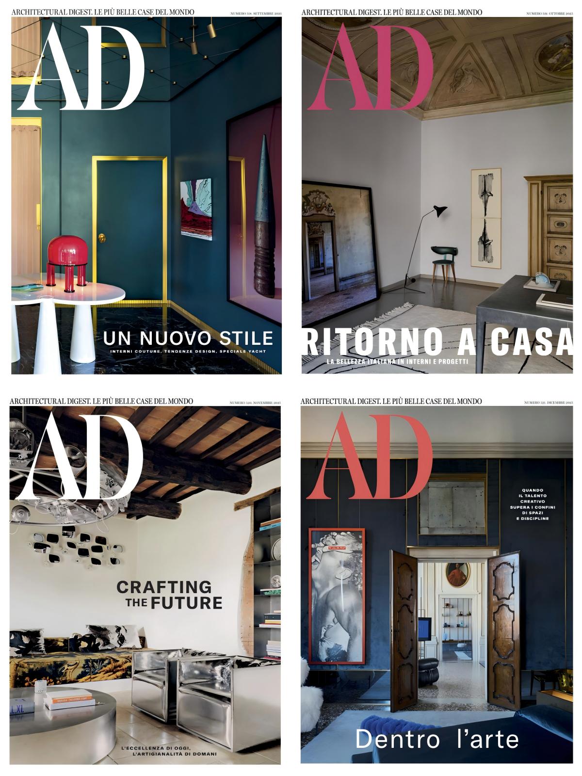 Architectural Digest Italia 2025全年共10本 PDF