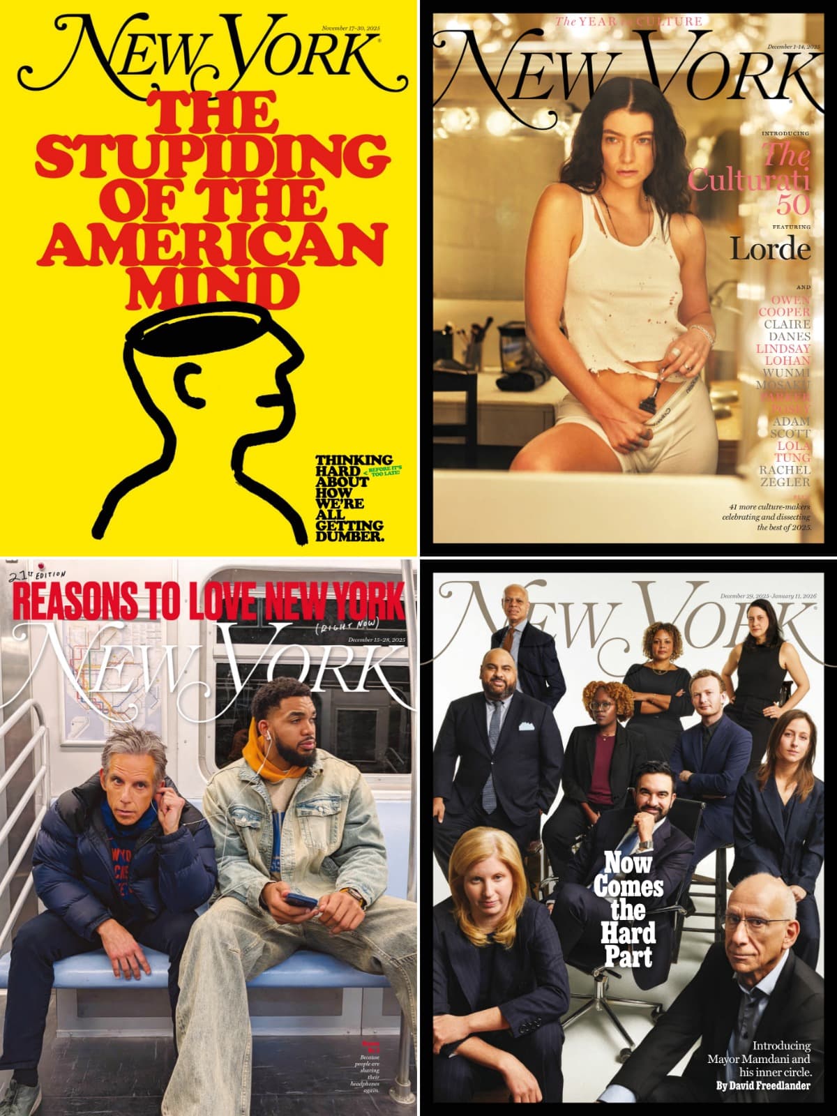 New York纽约杂志 2025全年共27本 PDF