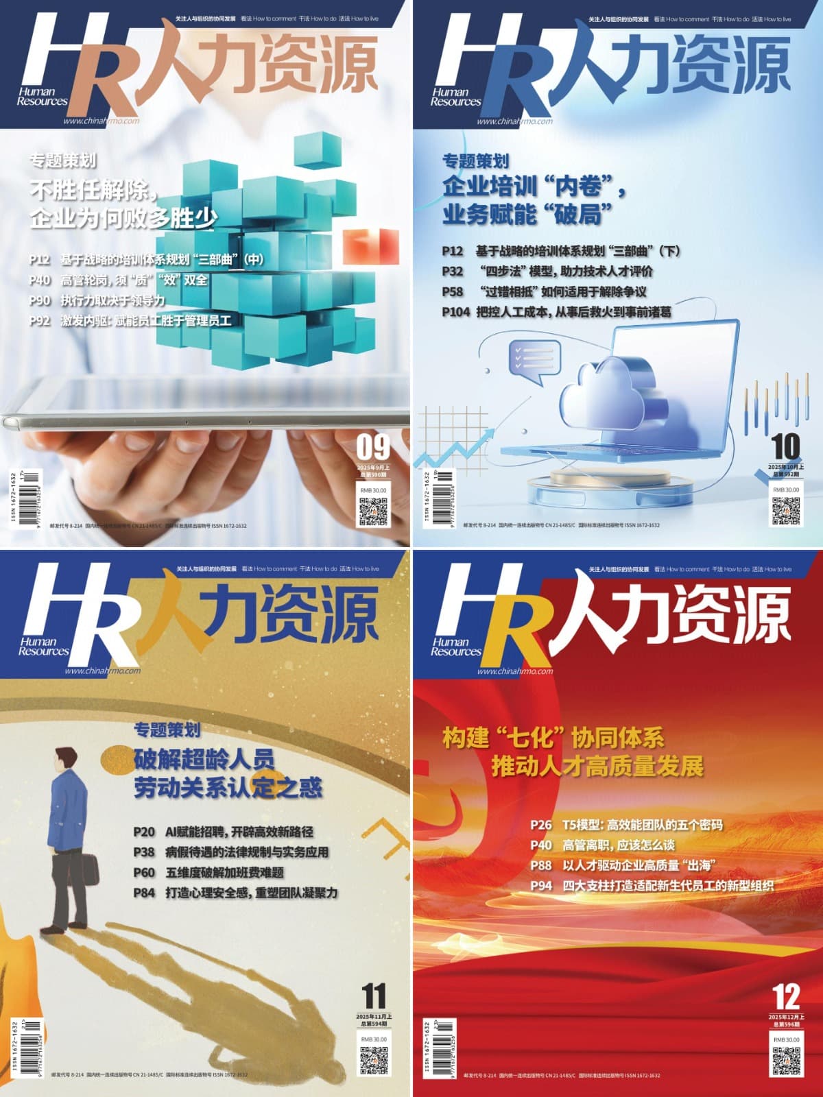 HR人力资源 2025全年共12本 PDF