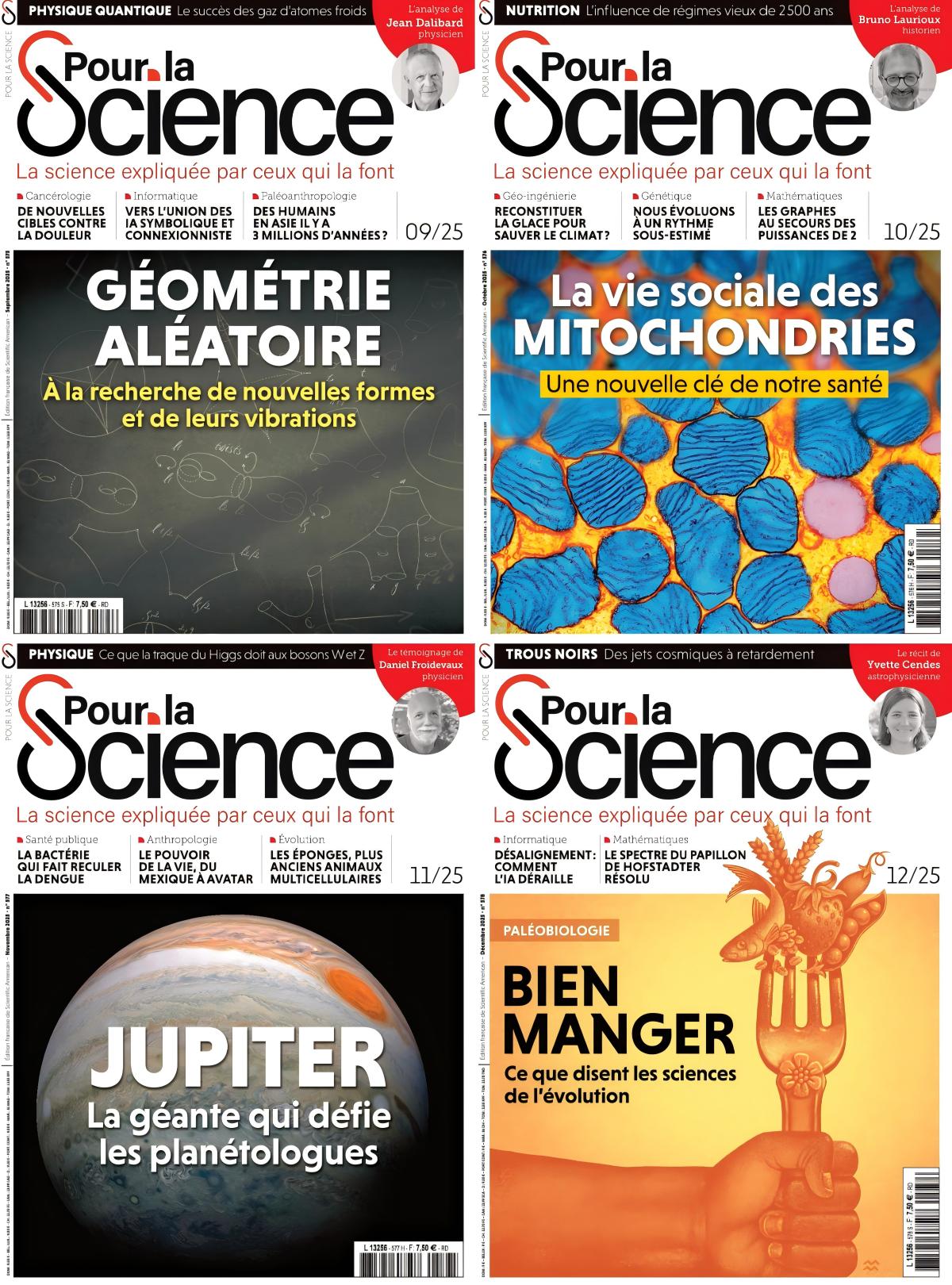 Pour la Science 2025全年共12期 PDF